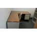 L-Shape Steelcase Desk with Drawers